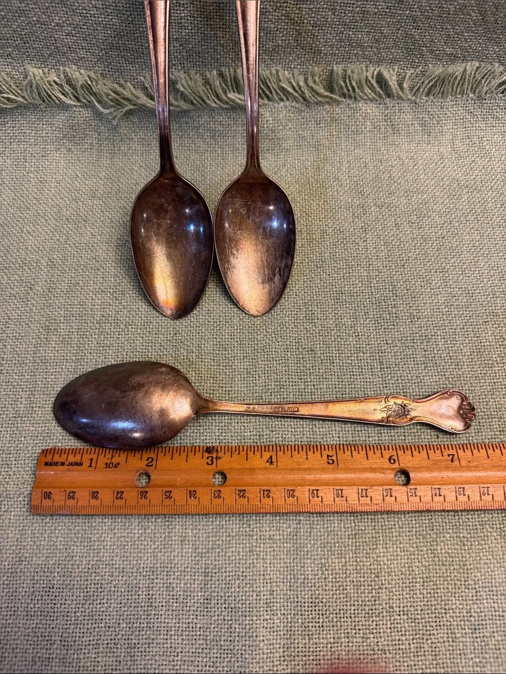 Classic Silver-Tone Decorative Tablespoons- Set of 3
